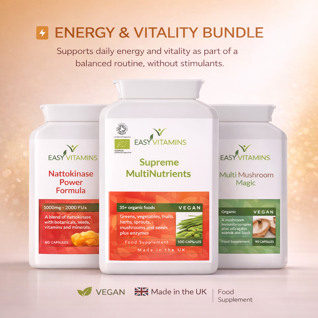 Best Energy Vitamins in the UK for Sustained Daily Energy