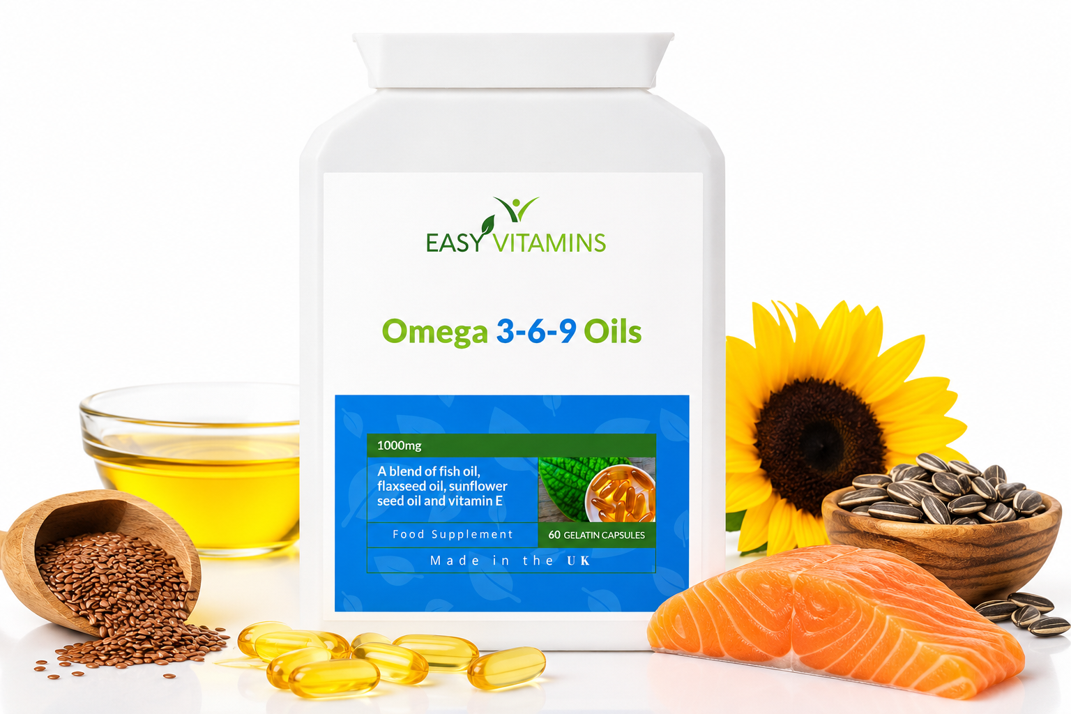 Omega 3-6-9 Oils 1000mg