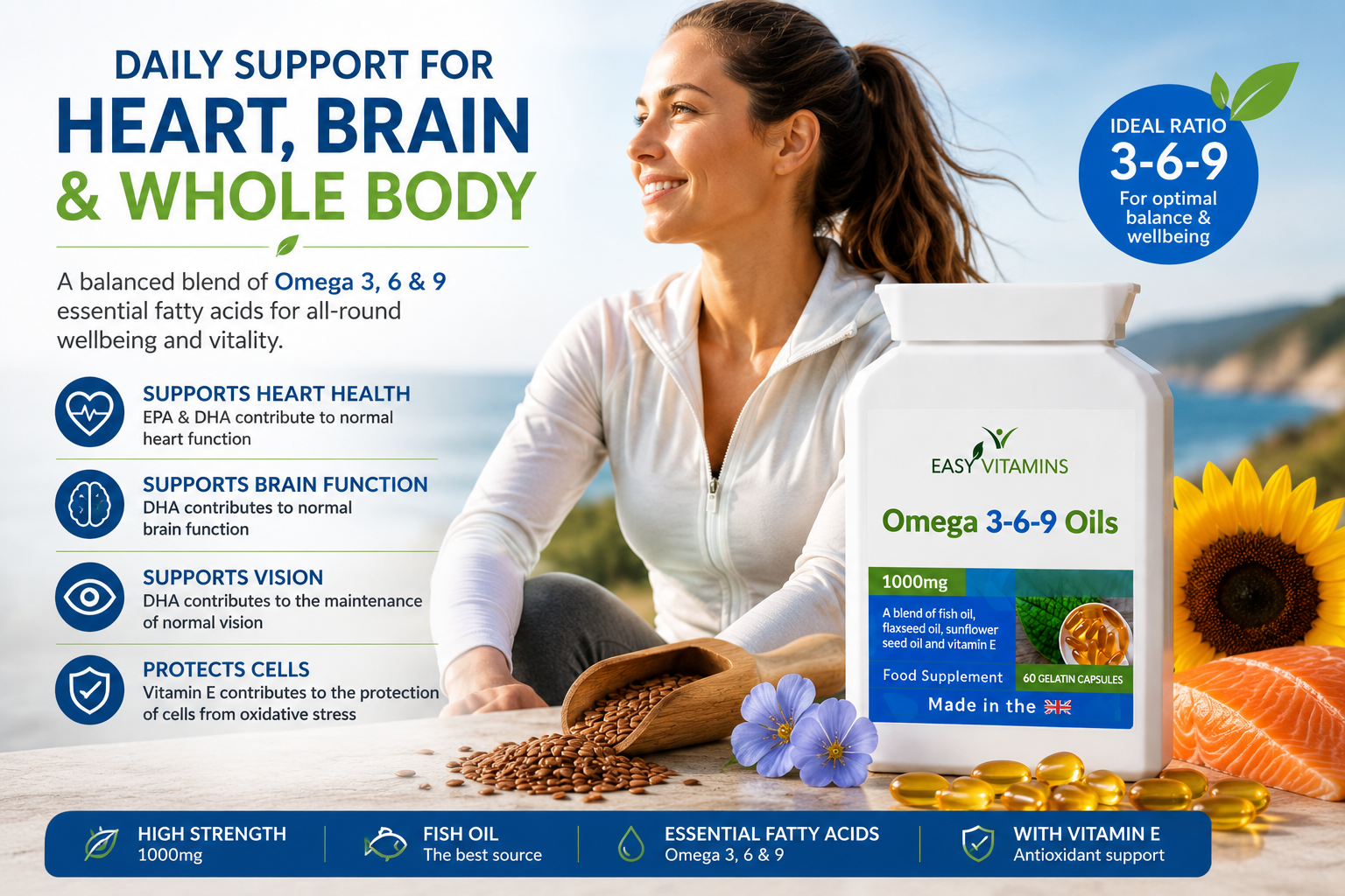 Omega 3-6-9 Oils 1000mg