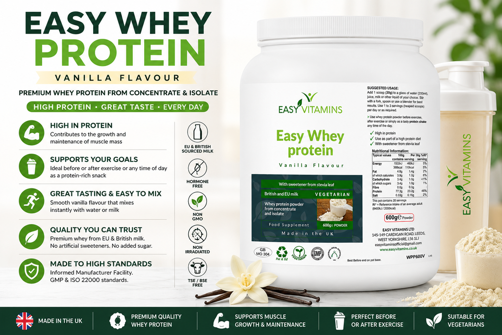 Easy Whey Protein – Vanilla Flavour