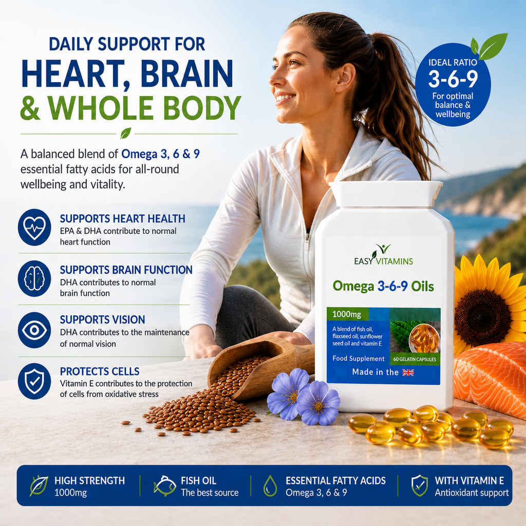 Omega 3-6-9 Oils 1000mg