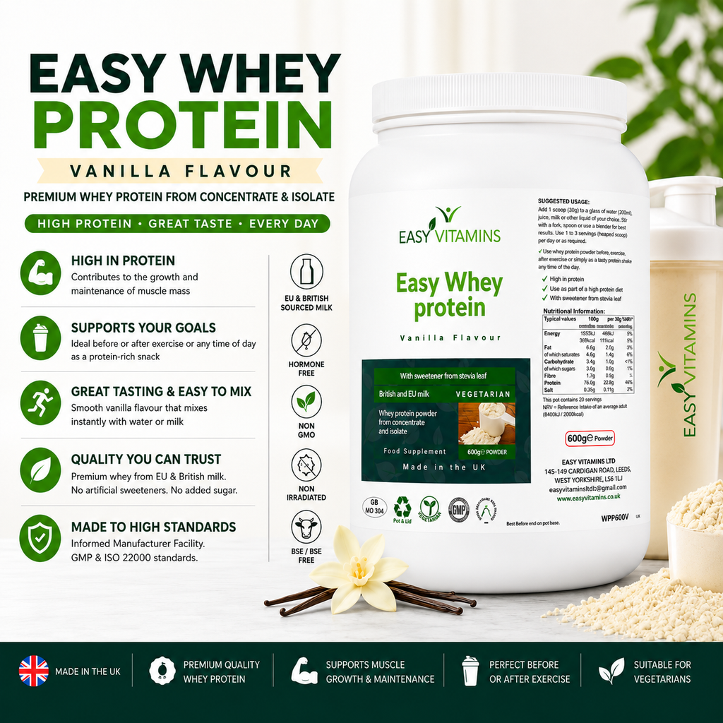 Easy Whey Protein – Vanilla Flavor