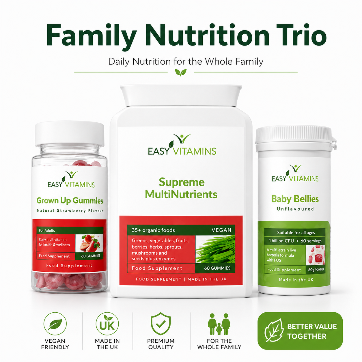 Family Nutrition Trio