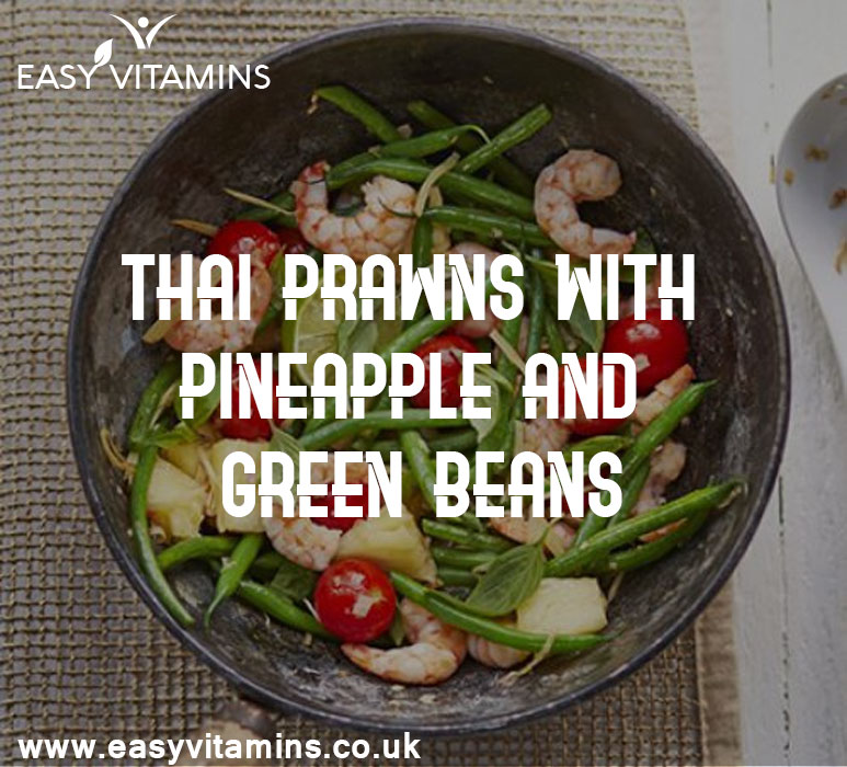Thai Prawns with Pineapple & Green Beans