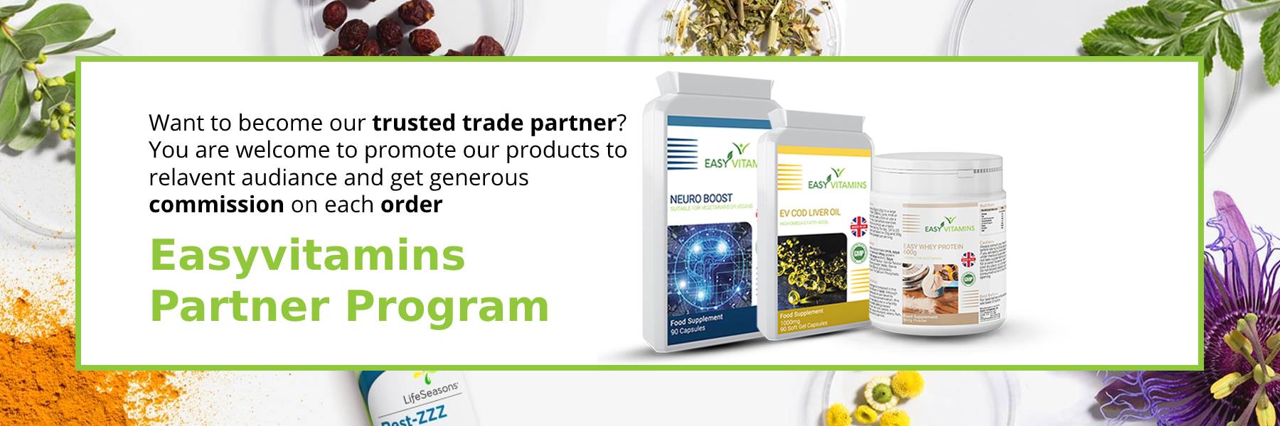 Easy Vitamins Partner Program