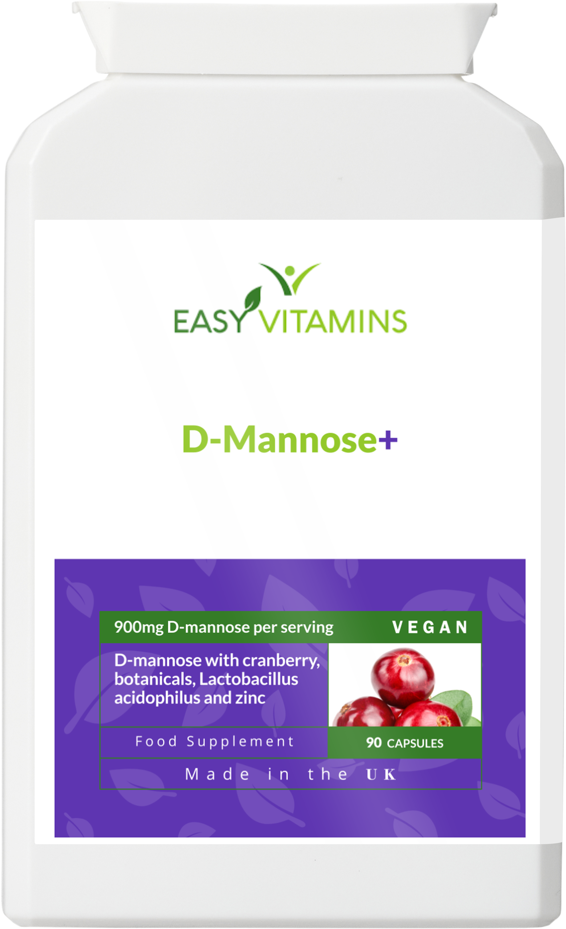 D-Mannose + 90 Capsules
